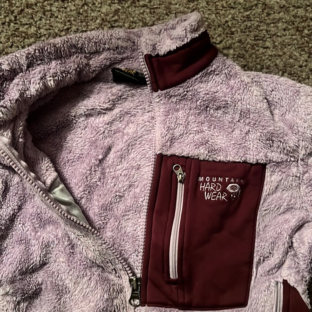 mountain hardware fleece jacket (like northface denalli or oso) sz S/P lavender